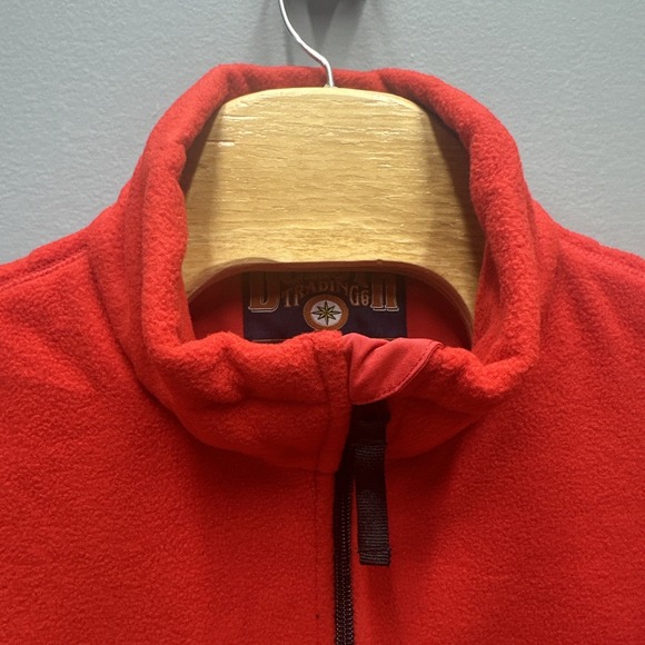 Duluth Trading Co Fleece Jacket Mens L Bright Red Full Zip New in Bag - Picture 4 of 15